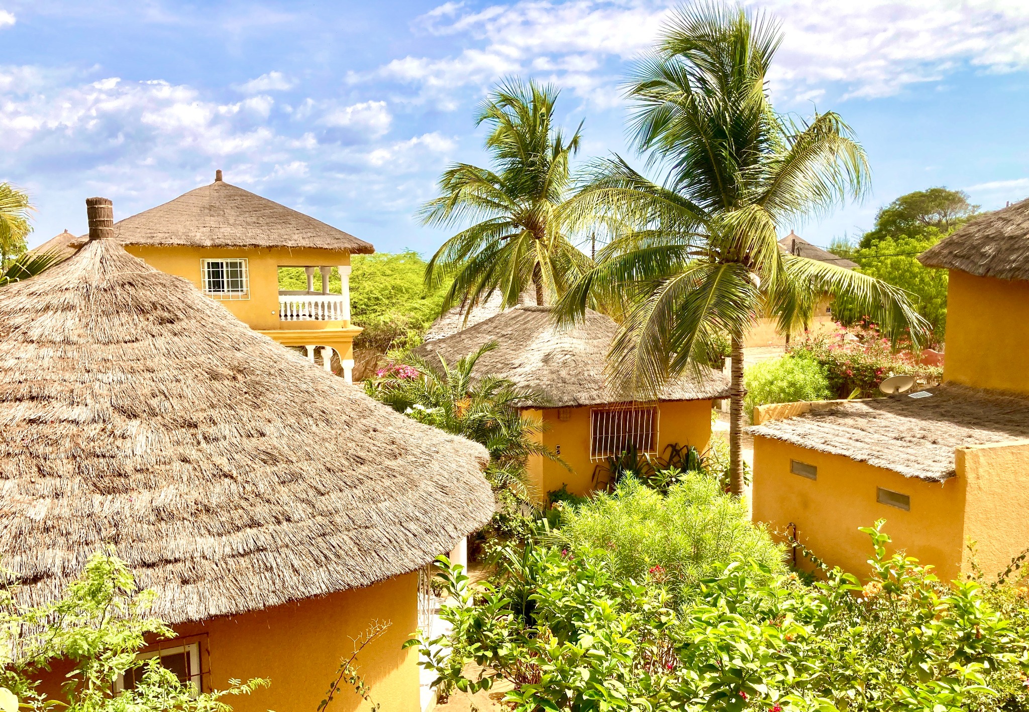 Bungalows et jardins de la Villa Kounzo